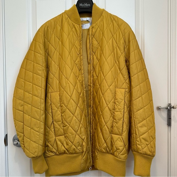 Max Mara Runway Label-cut “Crotone “ Bomber Jacket Sizs: US 2/4 Fall/Winter - Picture 3 of 17